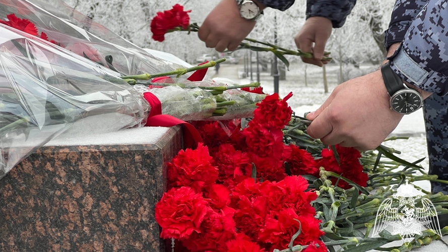В Кабардино-Балкарии представители Росгвардии приняли участие в памятном мероприятии