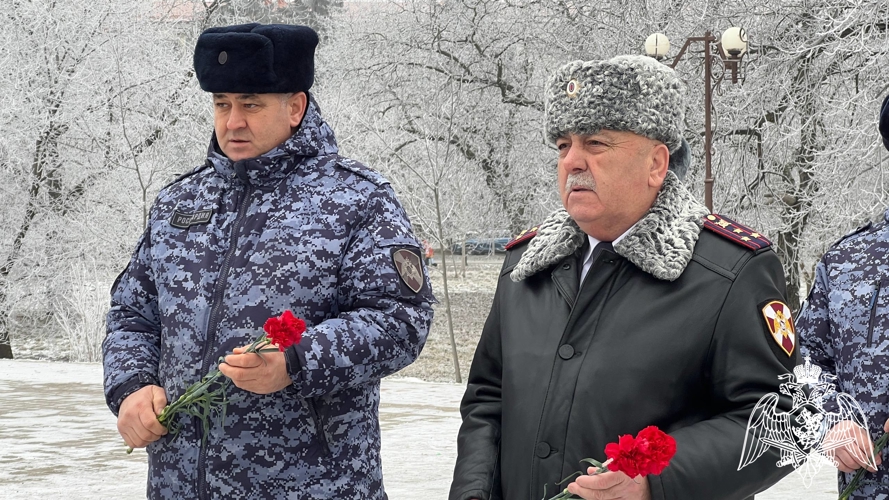 В Кабардино-Балкарии представители Росгвардии приняли участие в памятном мероприятии