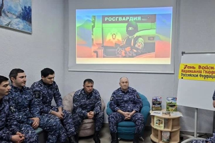 Росгвардейцы провели в патриотические мероприятия в Эльбрусском районе