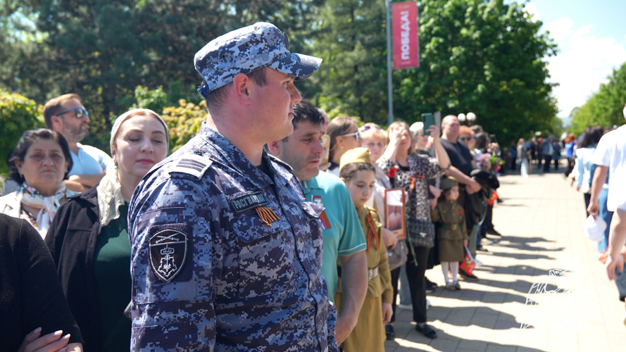 В День Победы росгвардейцы приняли участие в обеспечении общественной безопасности в Кабардино-Балкарии