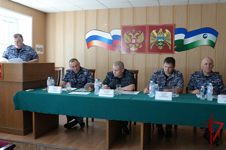 В Управлении вневедомственной охраны Росгвардии по Кабардино-Балкарской Республике состоялось подведение итогов деятельности за первое полугодие