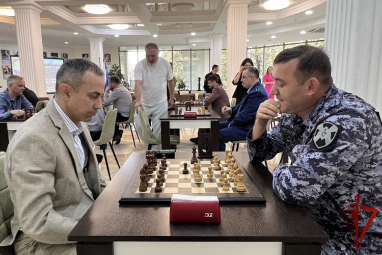 В Нальчике росгвардейцы приняли участие в межведомственном шахматном турнире "Гроссмейстер политики"